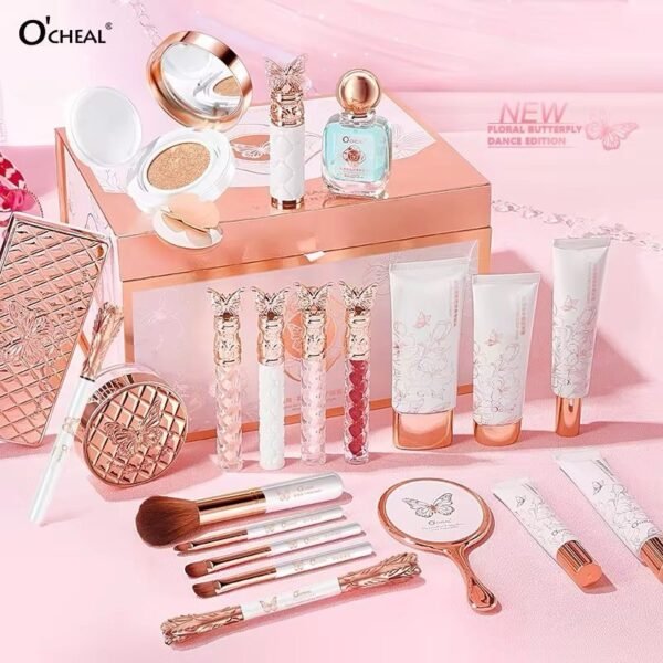 Coffret Cadeau Maquillage & Soin – O’CHEAL Butterfly Dance Édition Luxe